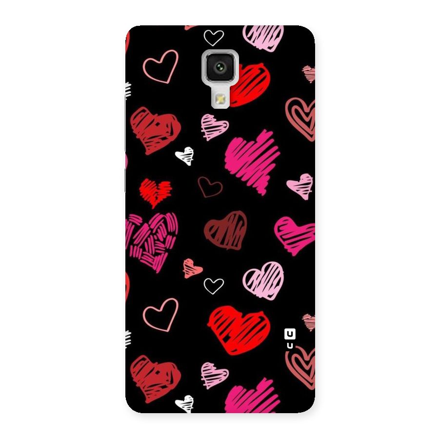 Hearts Art Pattern Back Case for Xiaomi Mi 4