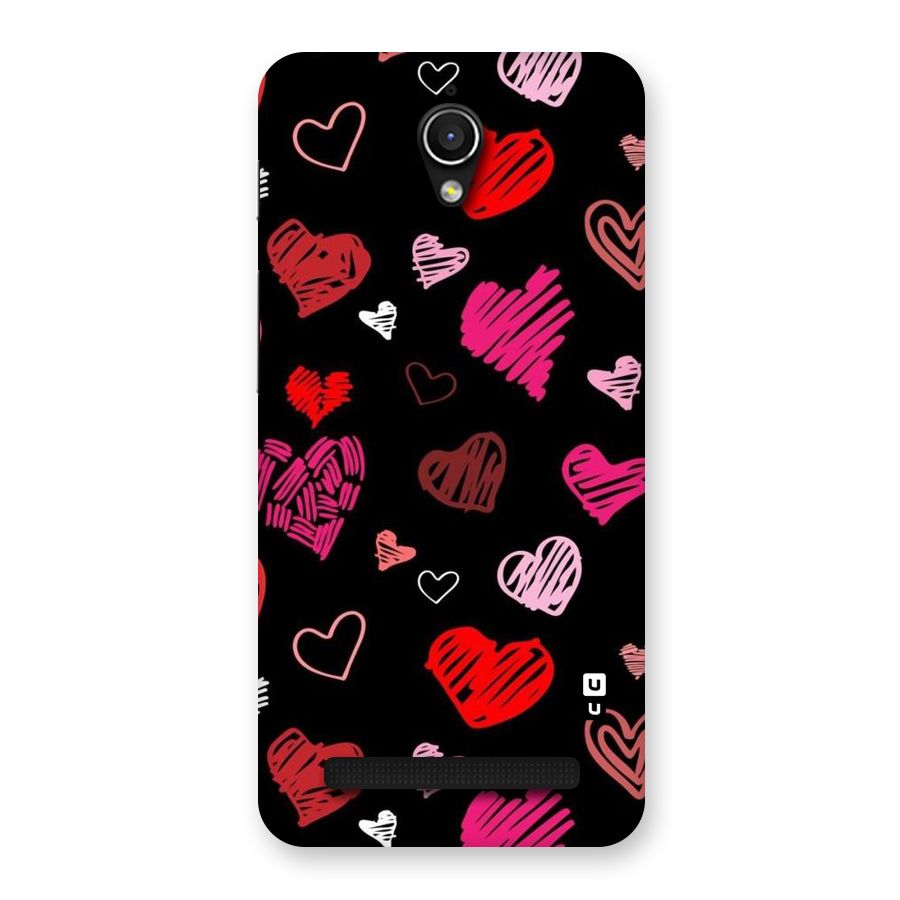 Hearts Art Pattern Back Case for Zenfone Go