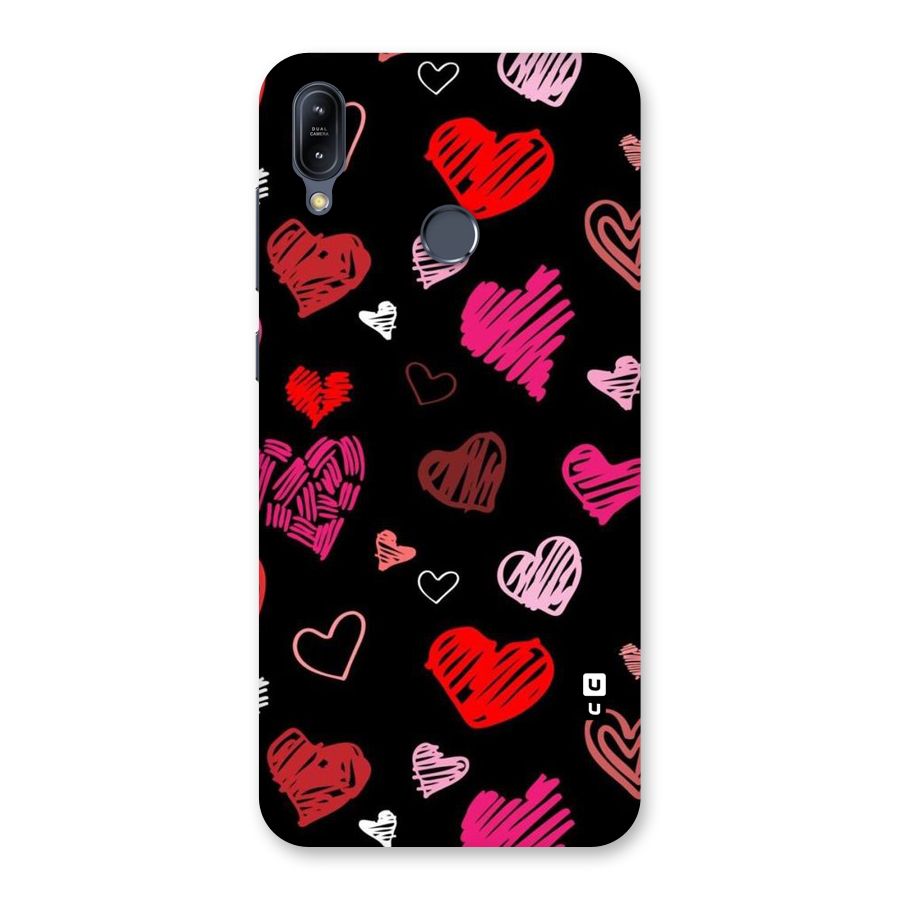 Hearts Art Pattern Back Case for Zenfone Max M2