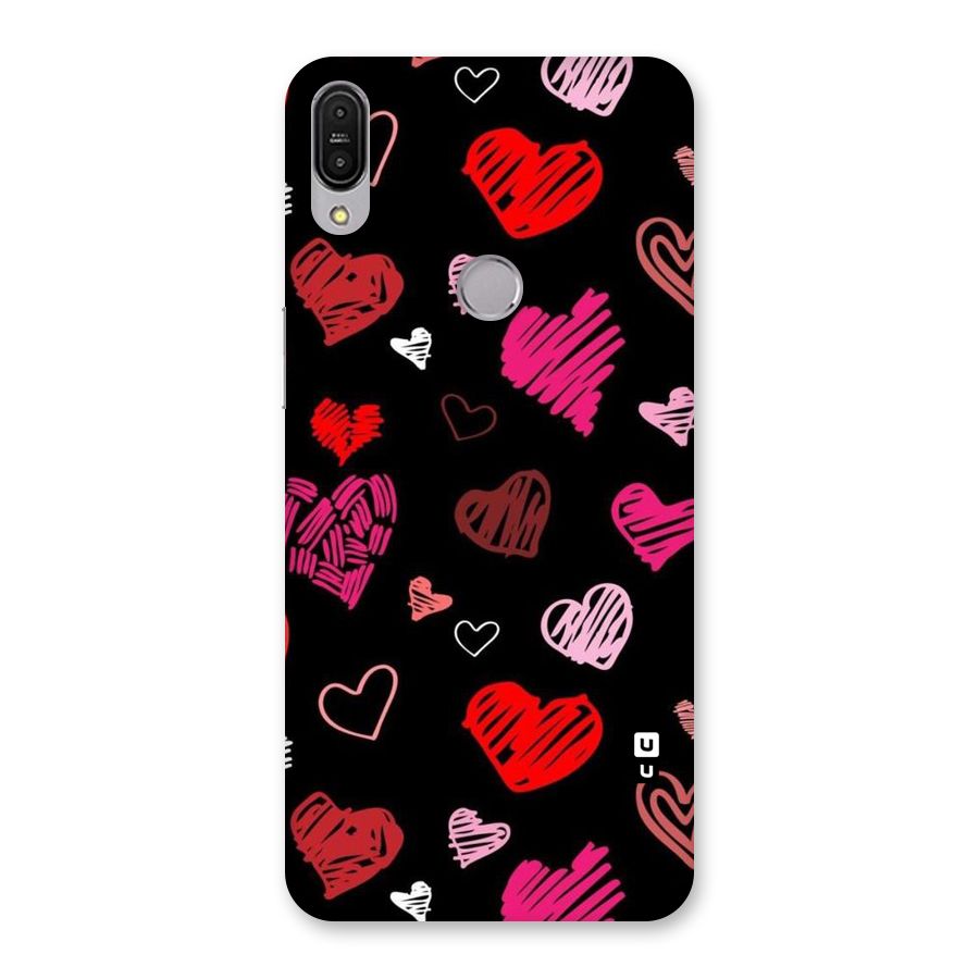 Hearts Art Pattern Back Case for Zenfone Max Pro M1