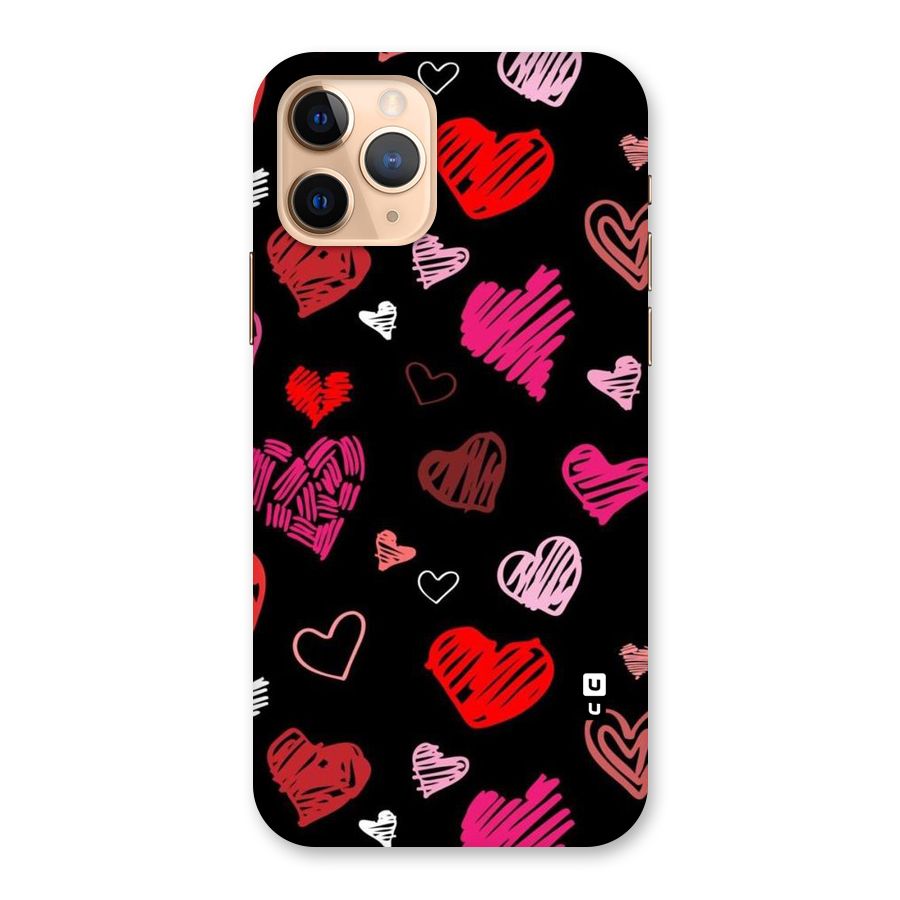 Hearts Art Pattern Back Case for iPhone 11 Pro
