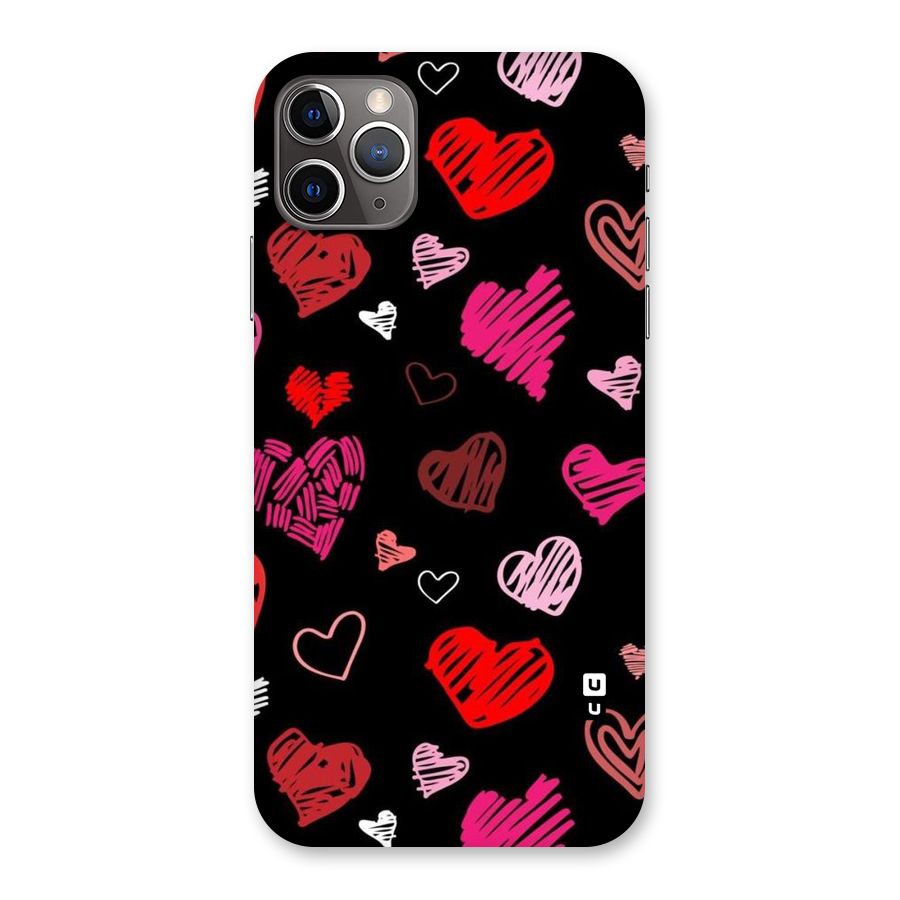 Hearts Art Pattern Back Case for iPhone 11 Pro Max