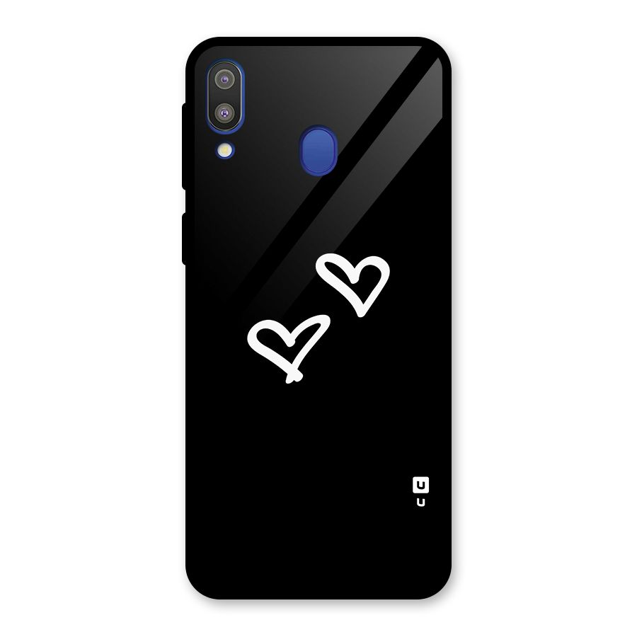 Hearts Love Glass Back Case for Galaxy M20
