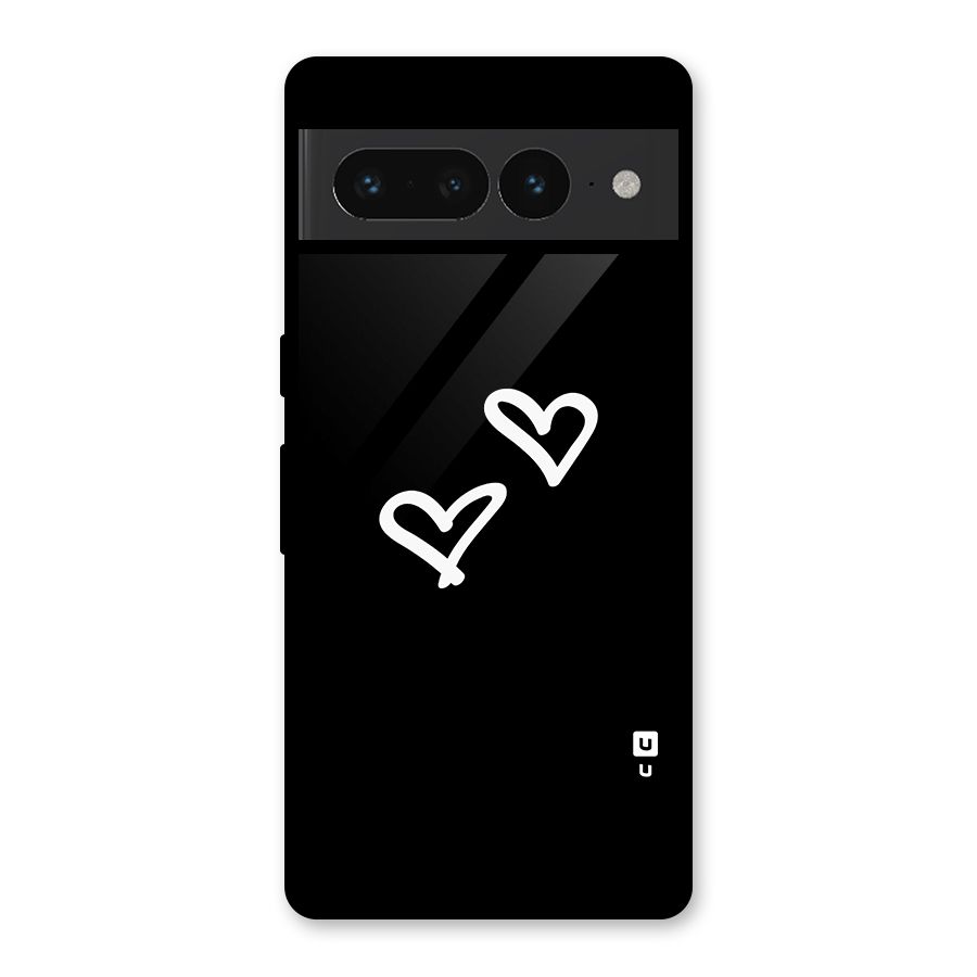 Hearts Love Glass Back Case for Google Pixel 7 Pro