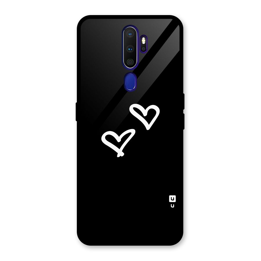 Hearts Love Glass Back Case for Oppo A9 (2020)