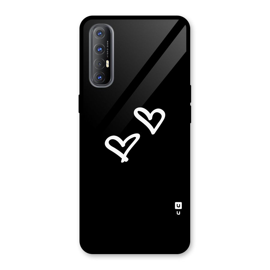 Hearts Love Glass Back Case for Oppo Reno3 Pro