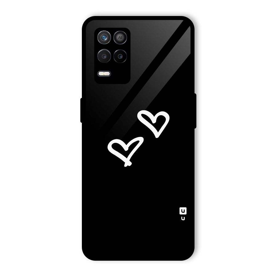 Hearts Love Glass Back Case for Realme 8 5G
