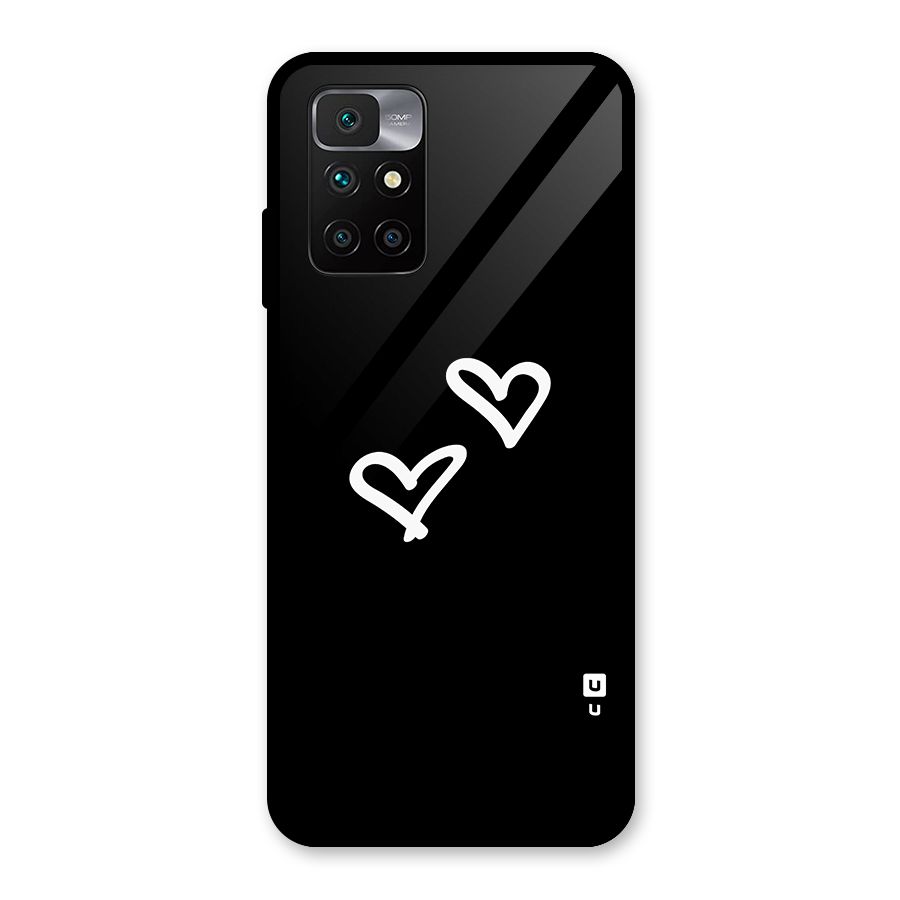 Hearts Love Glass Back Case for Redmi 10 Prime