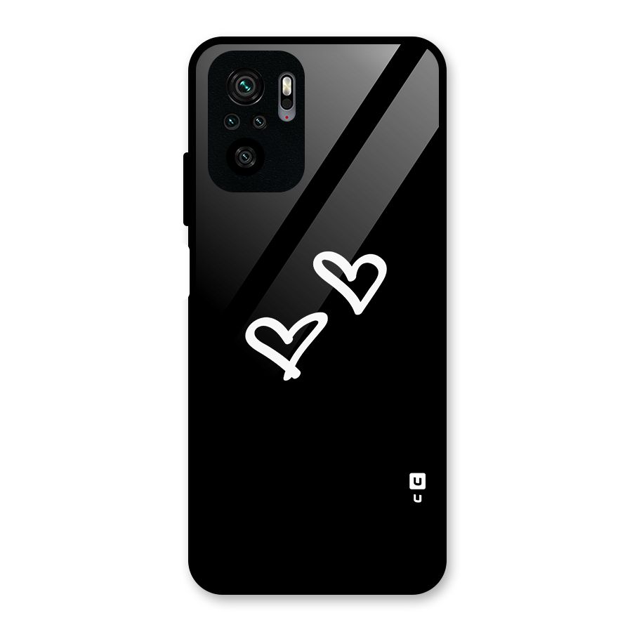Hearts Love Glass Back Case for Redmi Note 11 SE