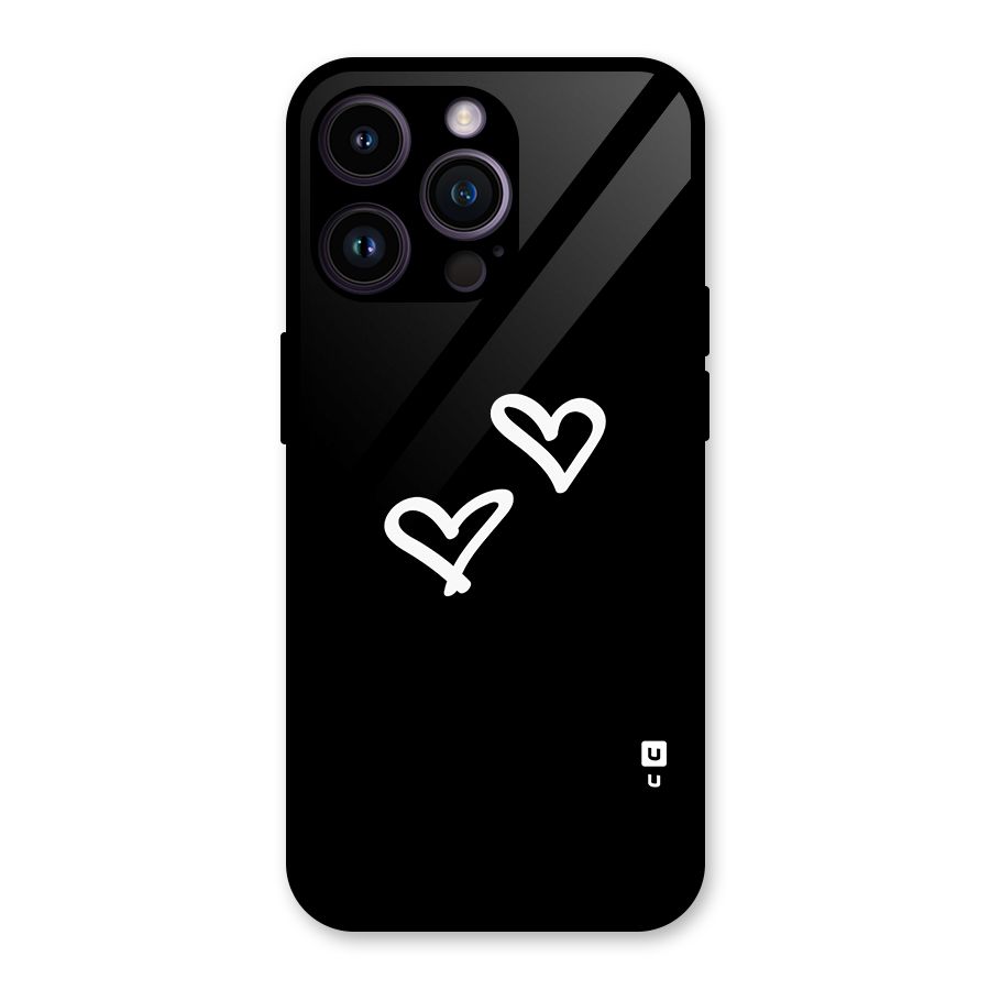 Hearts Love Glass Back Case for iPhone 14 Pro Max