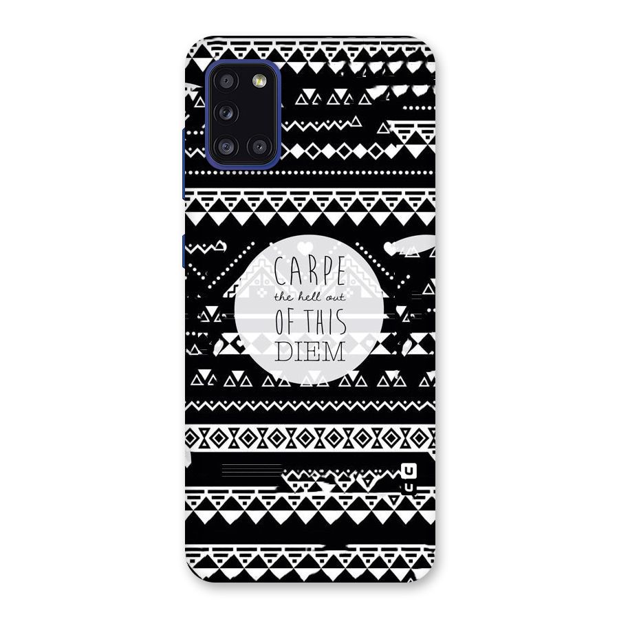 Hell Diem Back Case for Galaxy A31