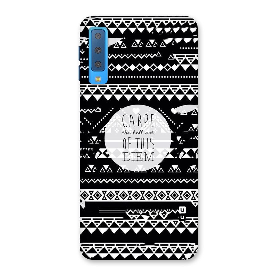 Hell Diem Back Case for Galaxy A7 (2018)