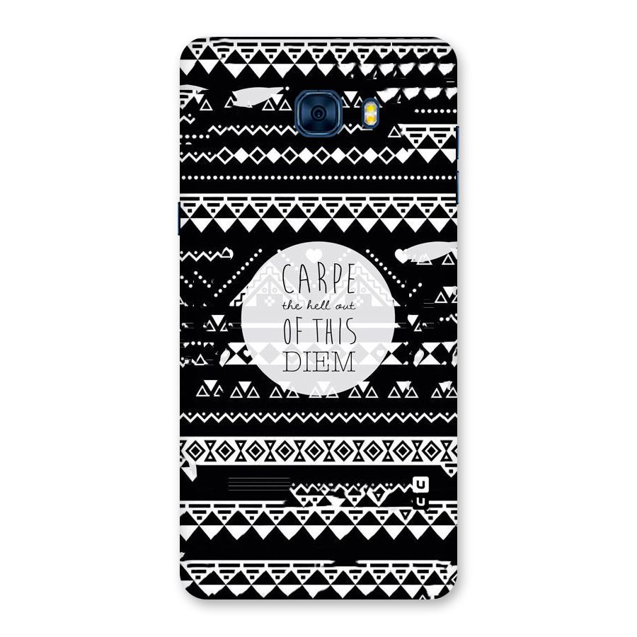 Hell Diem Back Case for Galaxy C7 Pro