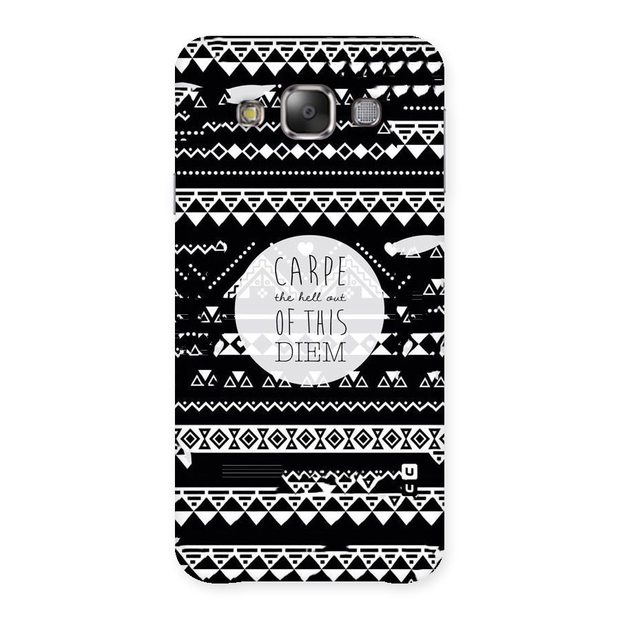 Hell Diem Back Case for Galaxy E7