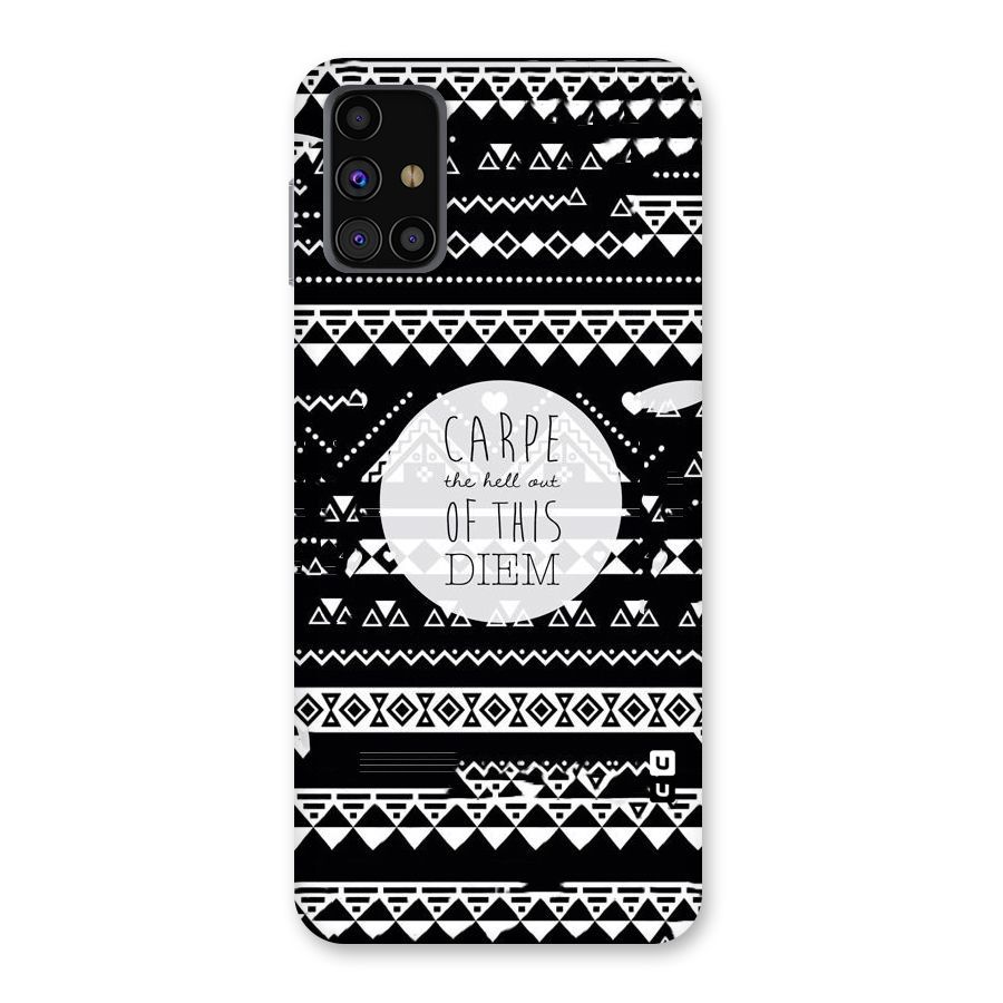 Hell Diem Back Case for Galaxy M31s