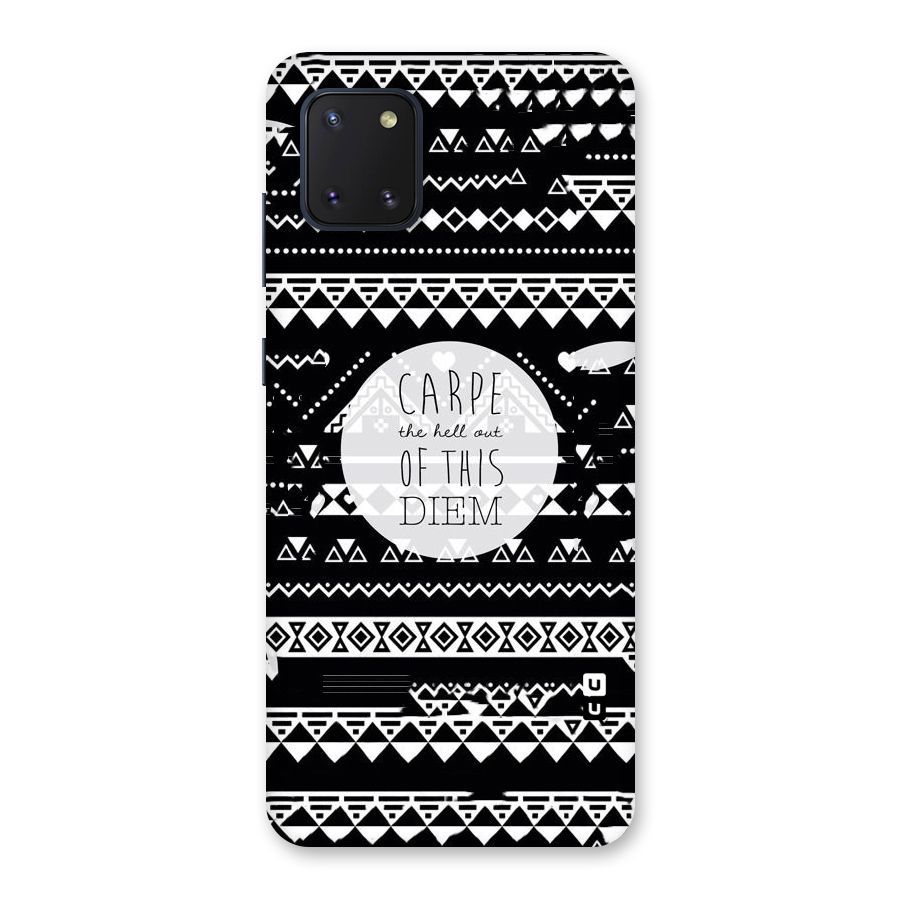 Hell Diem Back Case for Galaxy Note 10 Lite