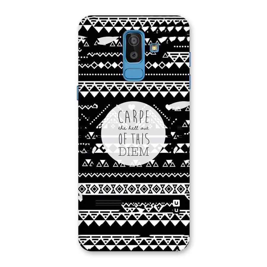 Hell Diem Back Case for Galaxy On8 (2018)