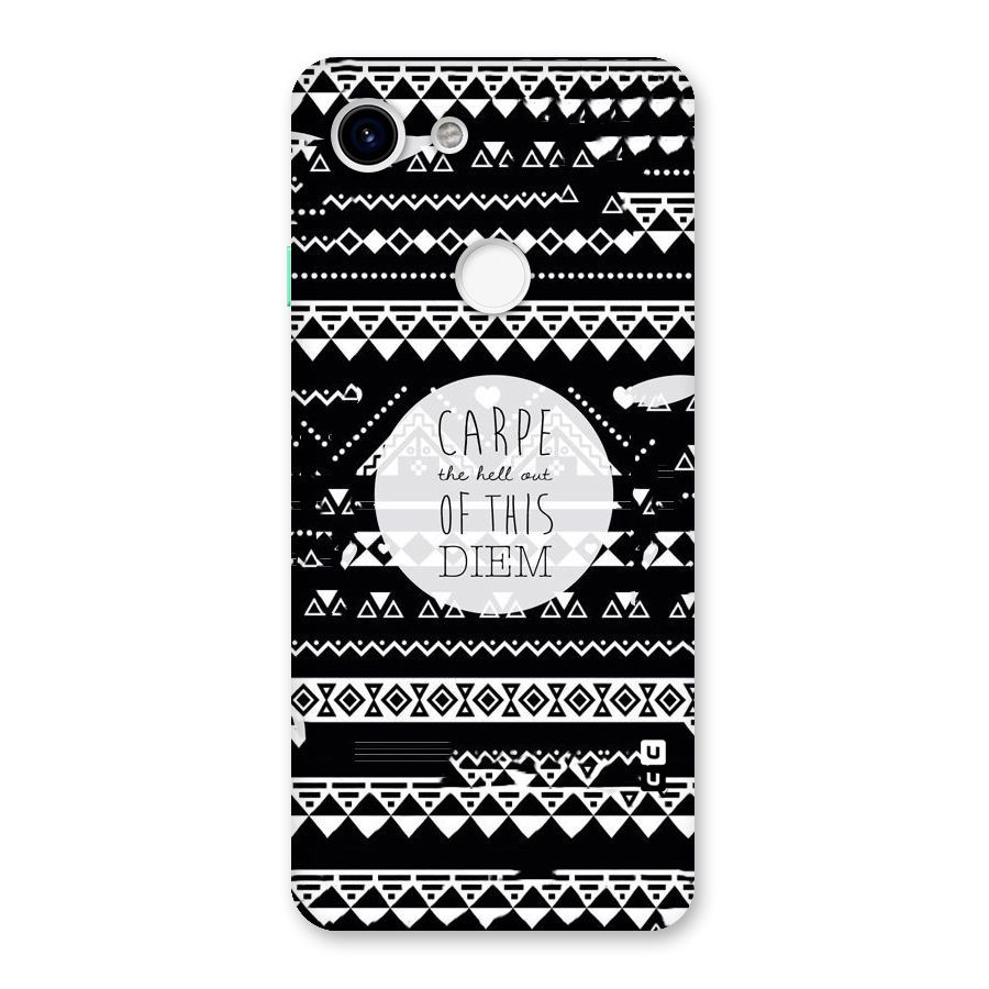 Hell Diem Back Case for Google Pixel 3