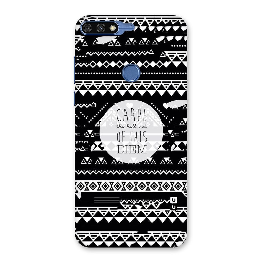 Hell Diem Back Case for Honor 7C