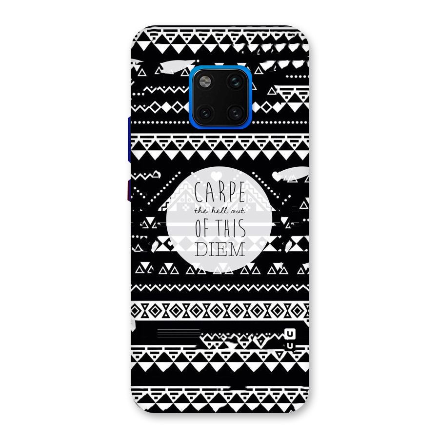 Hell Diem Back Case for Huawei Mate 20 Pro