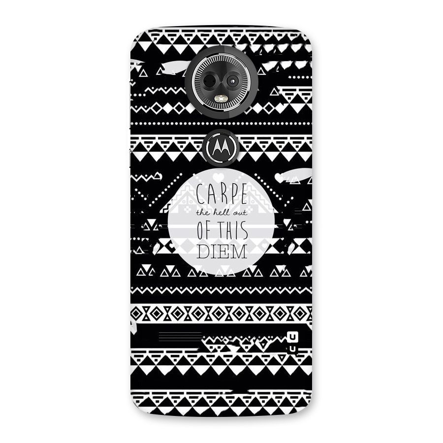 Hell Diem Back Case for Moto E5 Plus