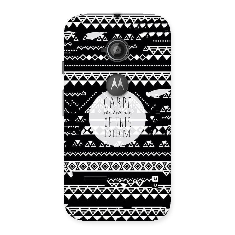 Hell Diem Back Case for Moto E 2nd Gen