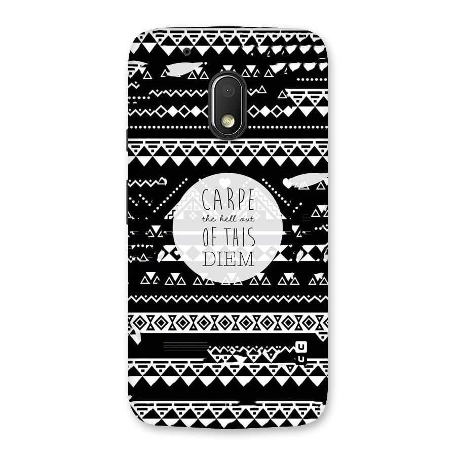 Hell Diem Back Case for Moto G4 Play
