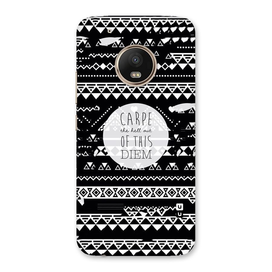 Hell Diem Back Case for Moto G5 Plus