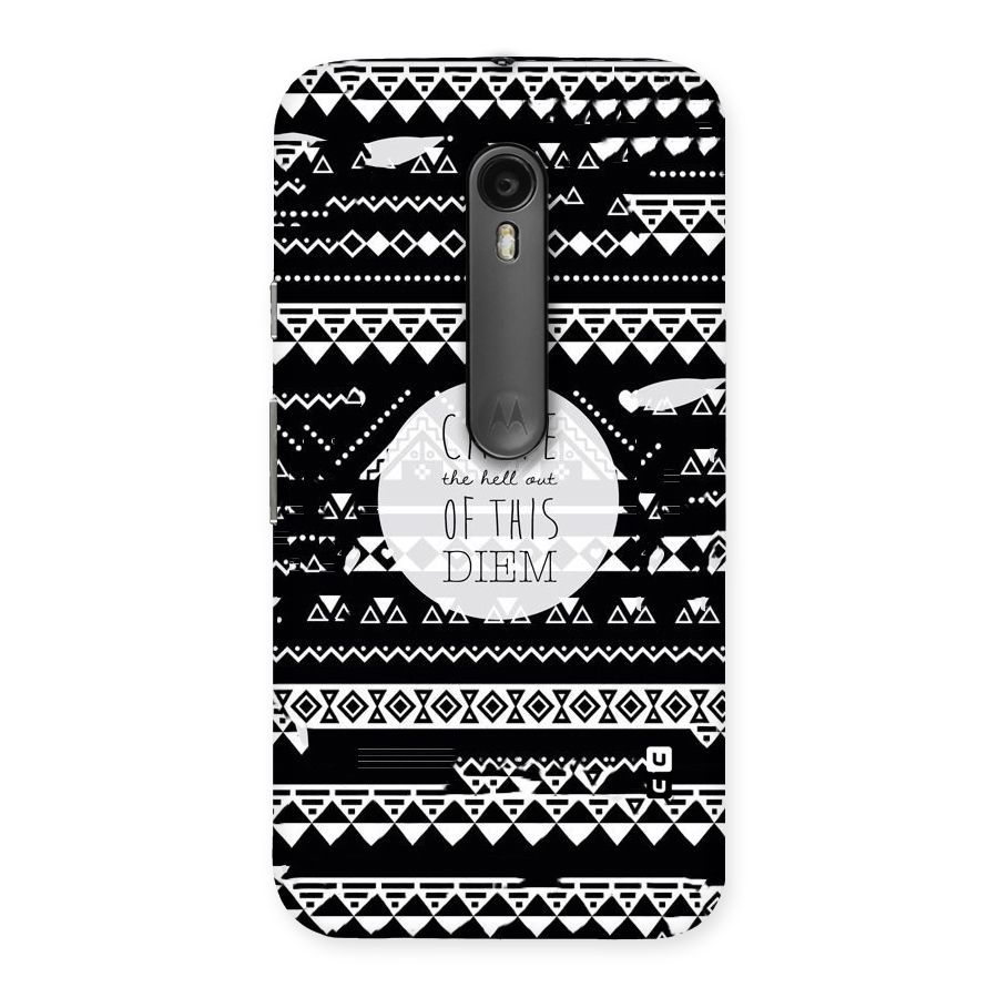 Hell Diem Back Case for Moto G Turbo