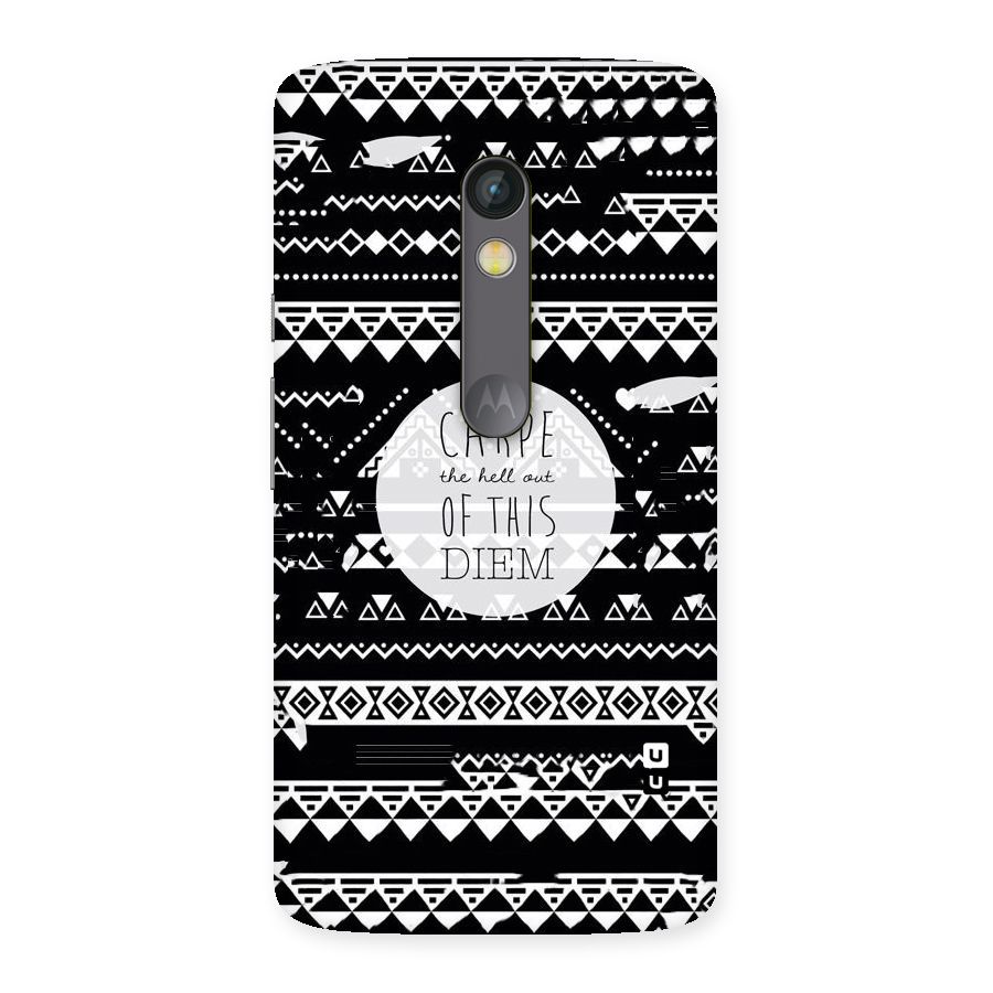 Hell Diem Back Case for Moto X Play