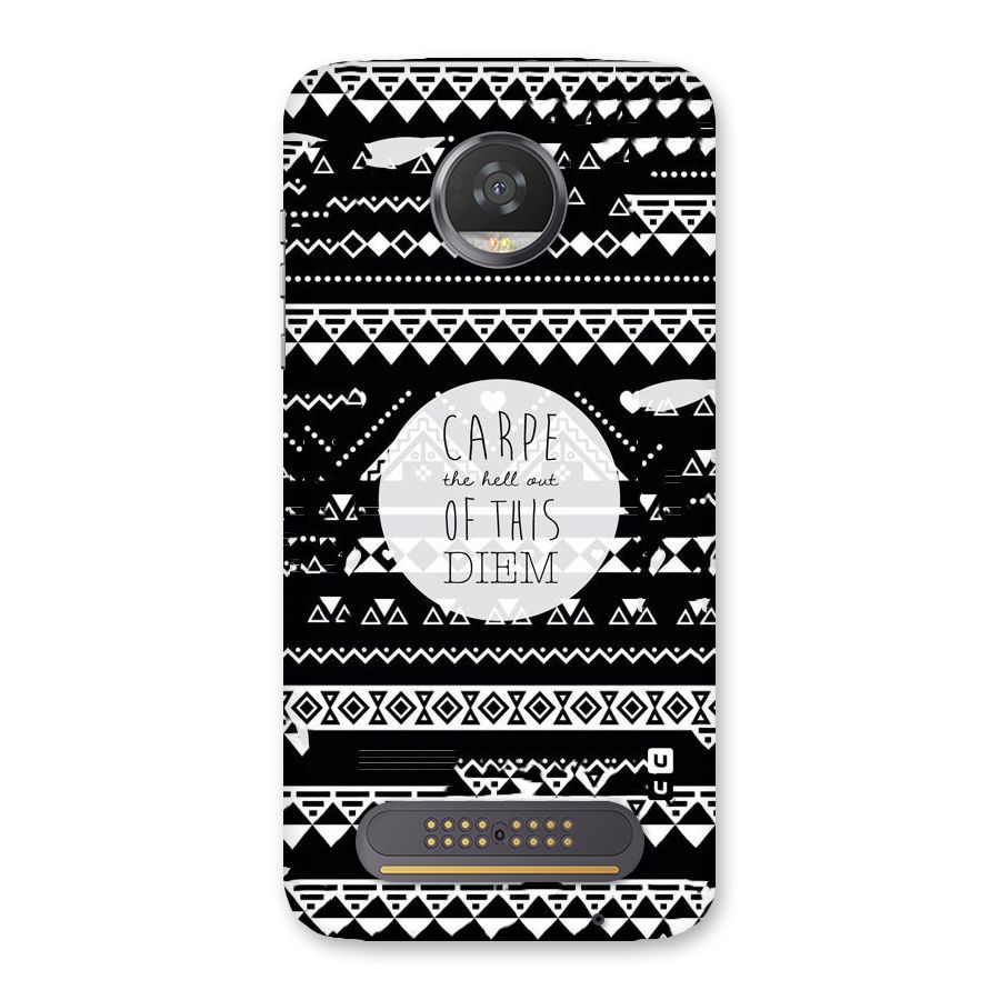 Hell Diem Back Case for Moto Z2 Play
