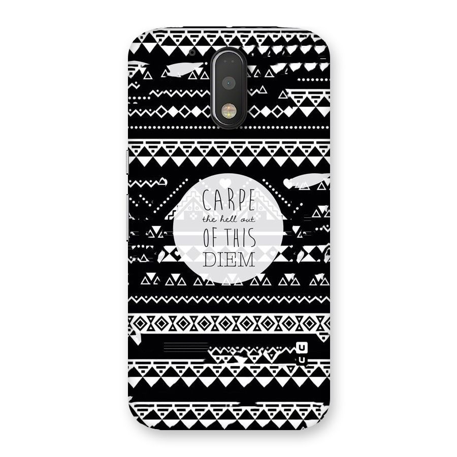Hell Diem Back Case for Motorola Moto G4 Plus