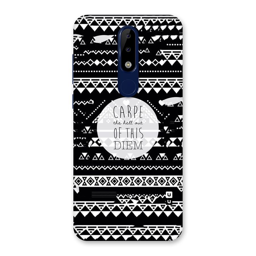 Hell Diem Back Case for Nokia 5.1 Plus