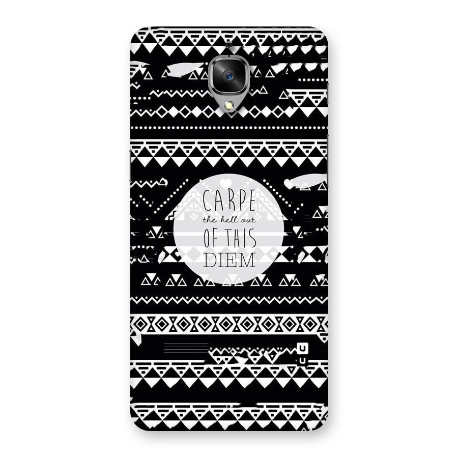 Hell Diem Back Case for OnePlus 3