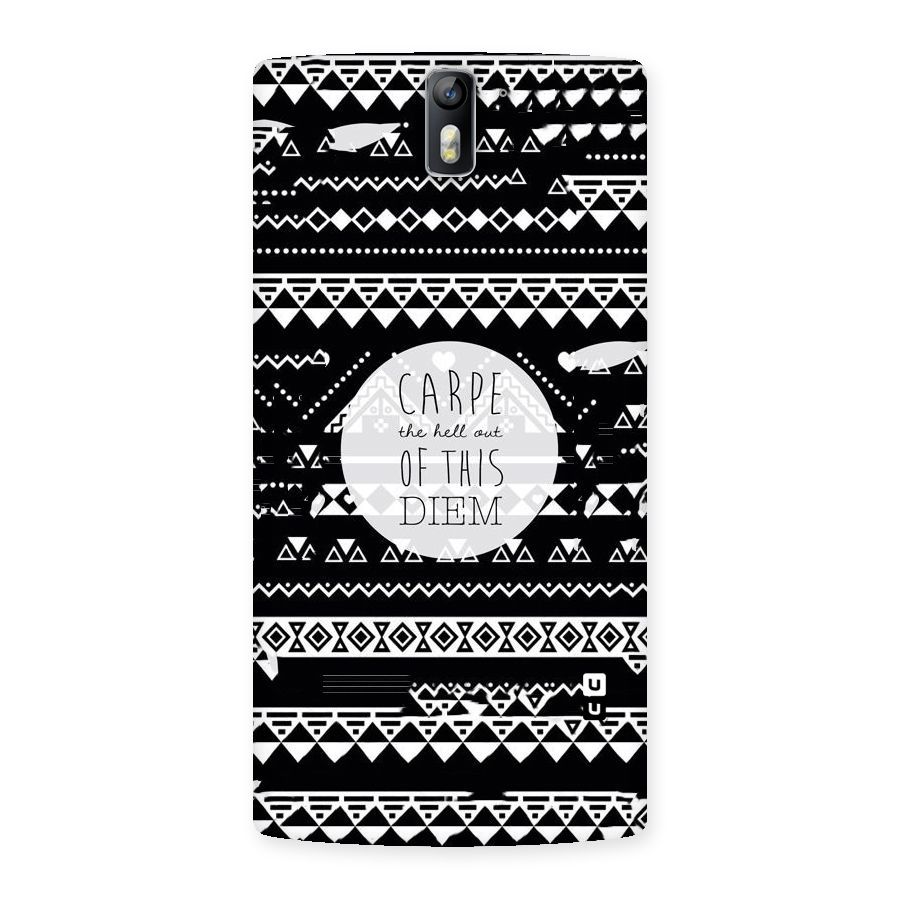 Hell Diem Back Case for One Plus One