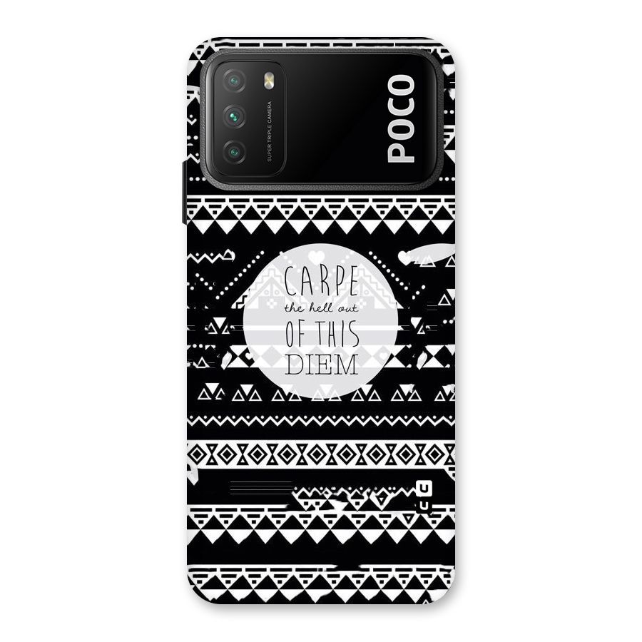 Hell Diem Back Case for Poco M3