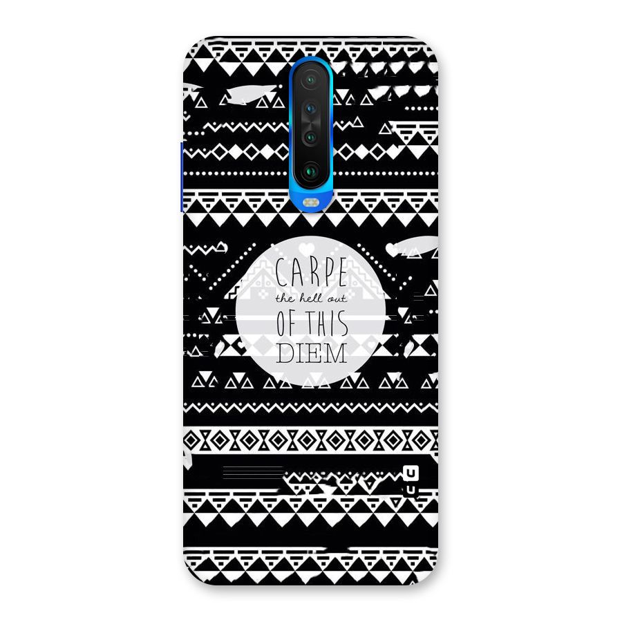 Hell Diem Back Case for Poco X2