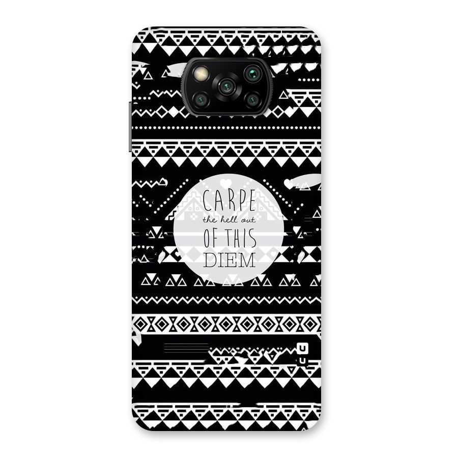 Hell Diem Back Case for Poco X3