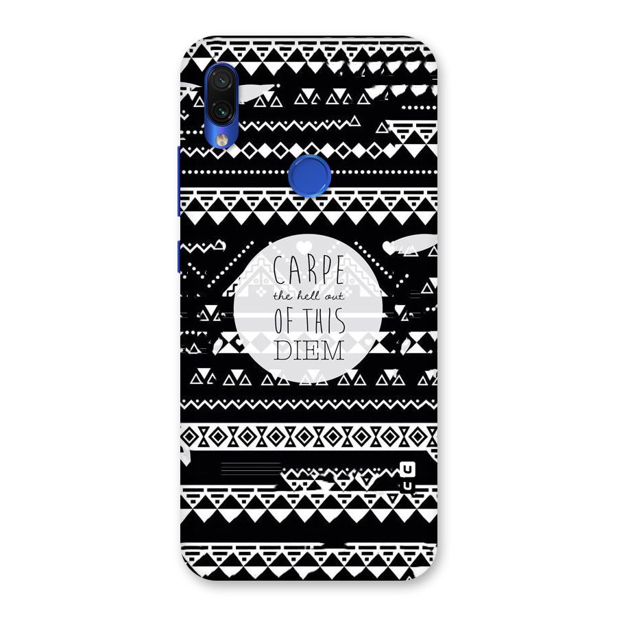 Hell Diem Back Case for Redmi Note 7S
