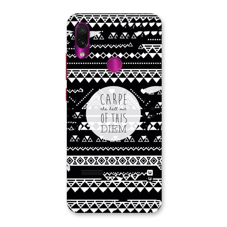 Hell Diem Back Case for Redmi Note 7 Pro
