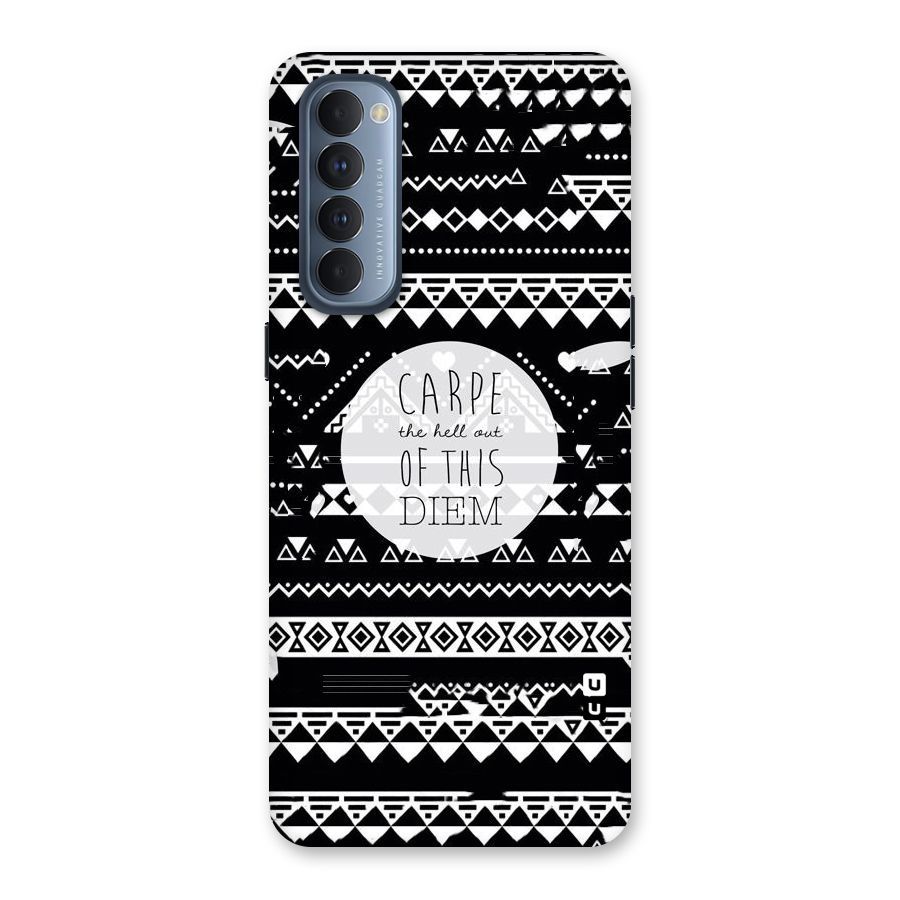Hell Diem Back Case for Reno4 Pro