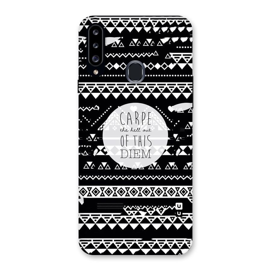 Hell Diem Back Case for Samsung Galaxy A20s