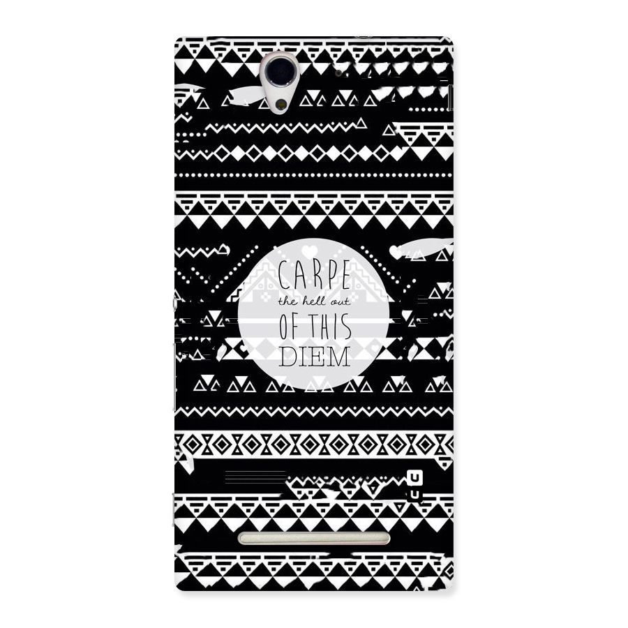 Hell Diem Back Case for Sony Xperia C3