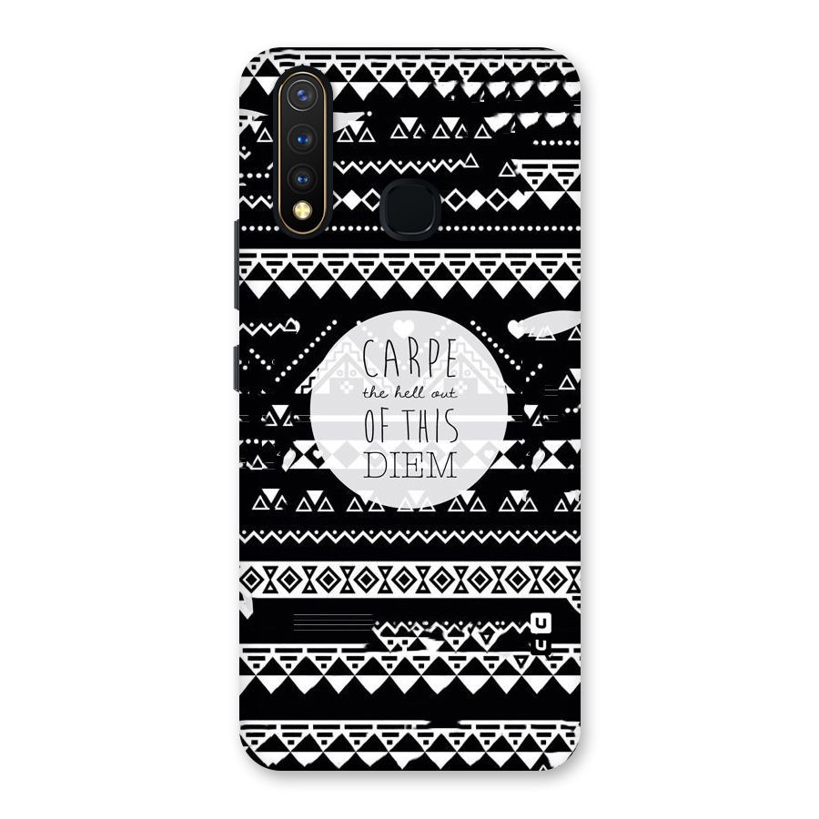 Hell Diem Back Case for Vivo U20