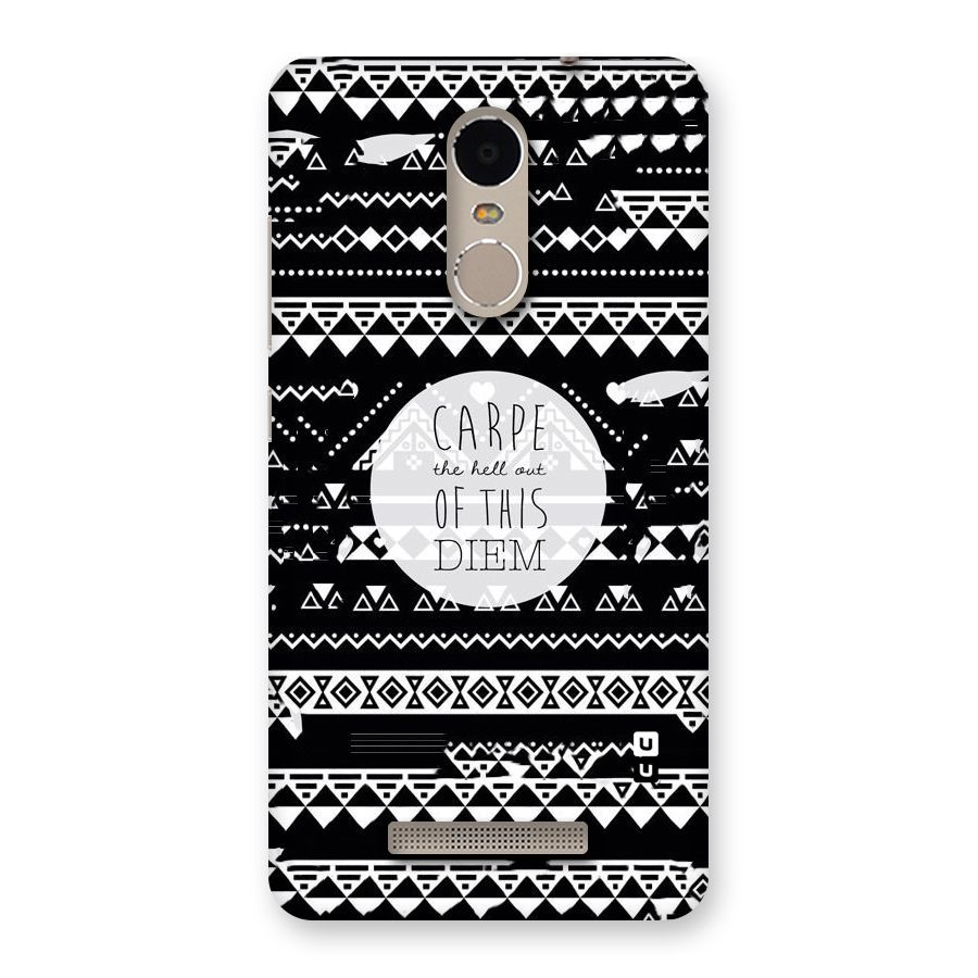Hell Diem Back Case for Xiaomi Redmi Note 3