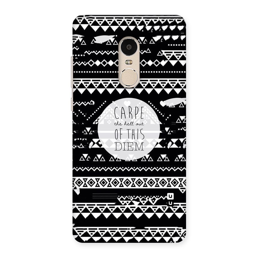 Hell Diem Back Case for Xiaomi Redmi Note 4