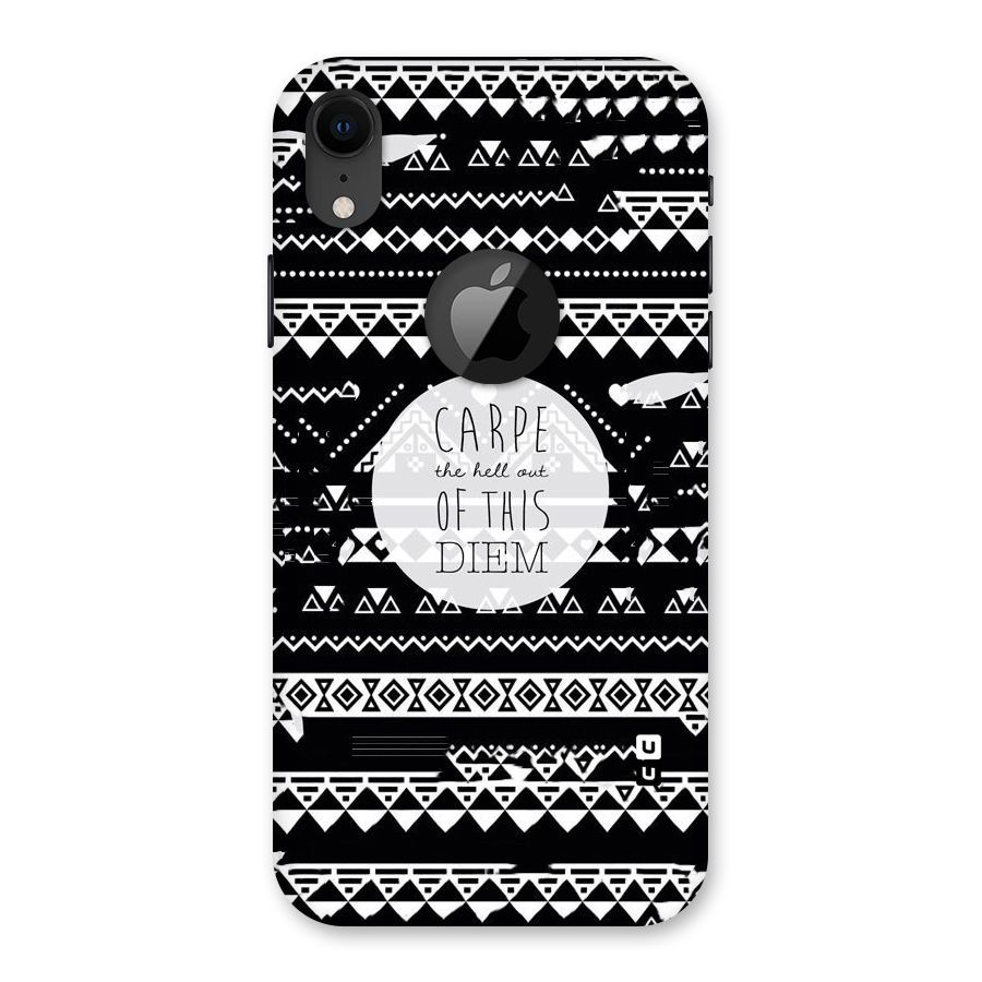 Hell Diem Back Case for iPhone XR Logo Cut