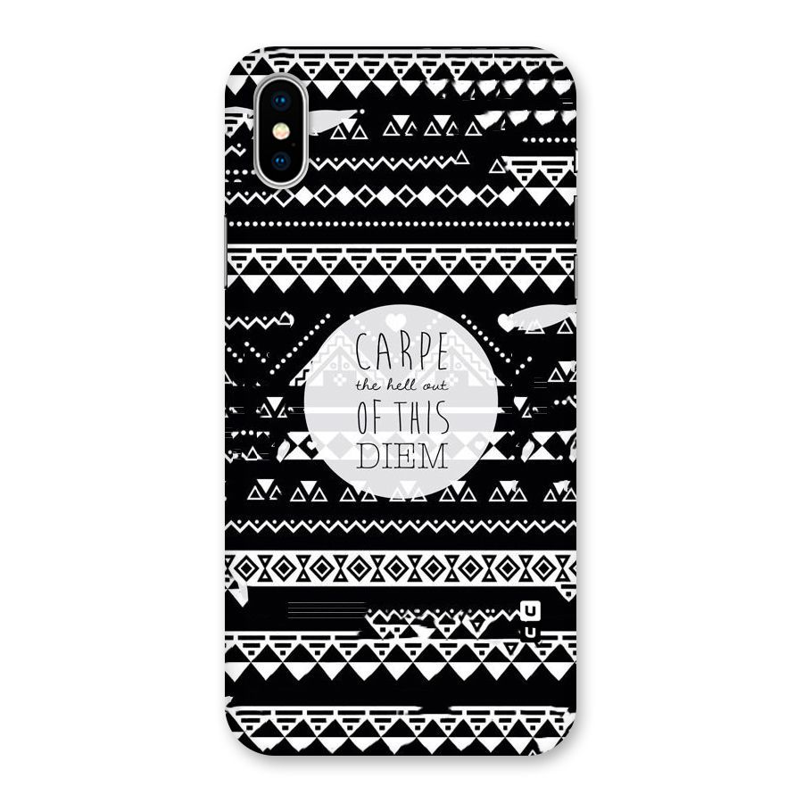 Hell Diem Back Case for iPhone XS