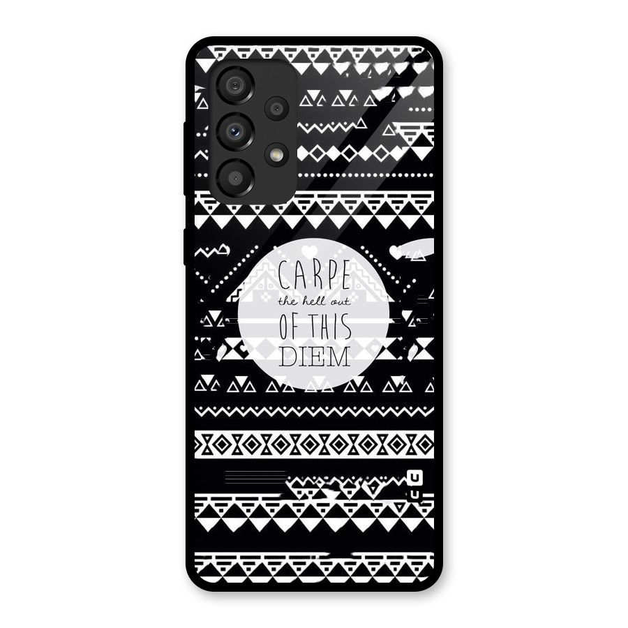 Hell Diem Glass Back Case for Galaxy A33 5G