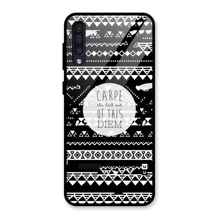 Hell Diem Glass Back Case for Galaxy A50